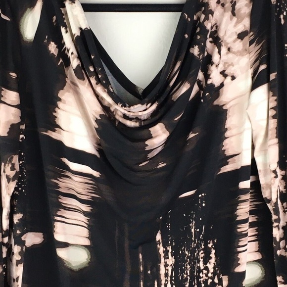 Calvin Klein Women's Size 4 Shift Dress Cowl Neck on Back Long Sleeve. - Picture 5 of 5